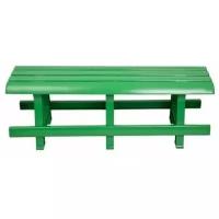Скамейка Стандарт Пластик №3 (120-0040), зеленый, 120 х 40 х 42 см