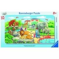 Ravensburger Пазл Прогулка по зоопарку 15 элементов