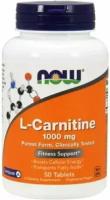 NOW FOODS L-Carnitine 1000 мг (Л-Карнитин Тартрат) 50 таб (Now Foods)