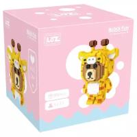 Конструктор LOZ Браун Жираф 890 деталей NO. 9231 Giraffe Brown Bear iBlockFun Series