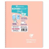 Clairefontaine Тетрадь Koverbook Blush 366681C, клетка, 80 л., коралловый