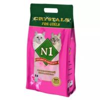 N1 силикагелевый наполнитель (crystals), 30л: розовый, 12,200 кг