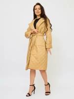 Пальто женское Olya Stoff, стеганое, демисезонное, для девочки, оверсайз, длинное, большие размеры, пальто осеннее