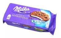 Печенье шоколадное Милка «Шоколадная Сенсация» 156гр / Milka Sensations Cookies Oreo creme 156g