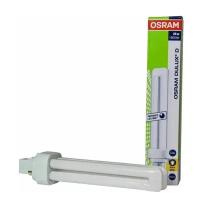 Лампа OSRAM DULUX D 26W/31-830, G24d-3, тёплый белый, 3000К, люминесцентная