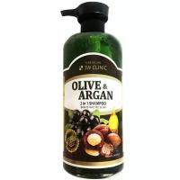 3W Шампунь "Olive&Argan 2in1 Shampoo", 500мл