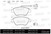 Колодки тормозные FIAT ALBEA/DOBLO/STILO 01 передние (TRW GDB1482) E100401 MILES E100401