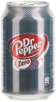 Напиток сильногазированный Dr. Pepper Zero 0.33л ж/б Польша