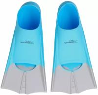 Ласты для плавания детские Training fins Light Swim LSF11 (CH) Голубой/Серый, р. 30-33