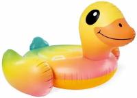 Плот надувной INTEX Baby Duck Ride-On (Уточка), для бассейна и моря, от 3 лет, 147х147х81,28см