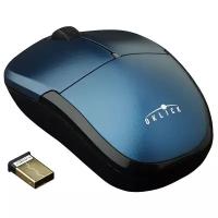 Беспроводная компактная мышь OKLICK 575SW+ Wireless Optical Mouse Blue USB