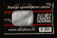 Бесцветные(прозрачные) контактные линзы ALEX LINZA (EOS), White-Tint, -4.5 / 14 / 8.6, 2шт