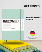 Блокнот Leuchtturm1917 Natural Colors A5 (14.5x21см.) 80г/м2 - 251стр. в точку, твердая обложка, цвет: мятный