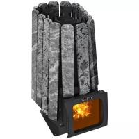 Дровяная печь Grill'D Cometa 350 Vega Short Window Max Stone