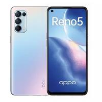 Смартфон OPPO Reno 5 4G 8/128 ГБ, 2 (nano SIM), серебристый