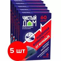 Ловушка от муравьёв Чистый дом, 5 шт по 6 дисков (30 дисков)