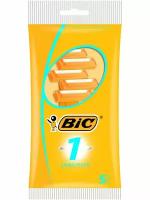 Бритва одноразовая, BIC 1 Sensitive 5 штук в упаковке