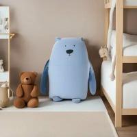 Мягкая игрушка "Медведь обнимашка", высота 45см, цвет голубой