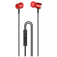 Наушники Hoco M42, mini jack 3.5 mm, red