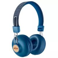 Marley Positive Vibration 2 Wireless Denim - беспроводные накладные наушники, синие