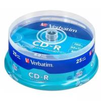 Диск CD-RVerbatim700Mb 52x Extra Protection, 25 шт