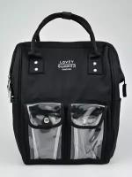 Рюкзак сумка LOVEY SUMMER, женский, ручная кладь, городской, 33x23x15 см, черный