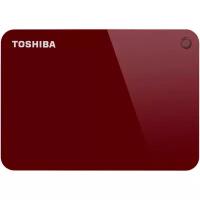 4 ТБ Внешний HDD Toshiba Canvio Advance, USB 3.2 Gen 1, красный