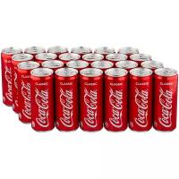 Газированный напиток Coca-Cola Classic, 0.33 л, 24 шт
