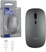 Беспроводная оптическая компьютерная мышь / Wireless Mouse WM-1, серая