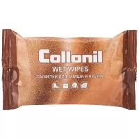 Влажные салфетки Collonil WET WIPES для обуви, уход за нубуком, замшей, велюром, 15шт