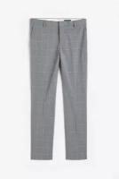 Узкие брюки от костюма - серый/разноцветный - 60