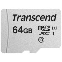 Флеш-накопитель Transcend Карта памяти Transcend 64GB UHS-I U1 microSD