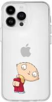 Чехол силиконовый для iPhone 13 Pro "Стюи Гриффин / Stewie Griffin" с усиленным бортом для защиты камер