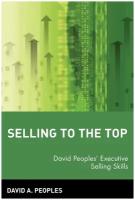 Selling to the Top. David Peoples' Executive Selling Skills