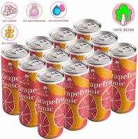 Напиток газированный "Тоник питьевой грейпфрут" без сахара / Lemonardo Grapefruit Tonic, алюминиевая банка 330 мл. 12шт