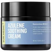 Крем для лица с азуленом | Sur. Medic+ Azulene Soothing Cream 50ml/ Увлажняющий крем/ Успокаивающий крем/ Корейский крем