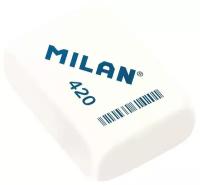 Ластик Milan 420 (прямоугольный, синтетический каучук, 41x28x13мм) 20шт. (CMM420)