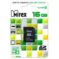 Карта памяти SDHC_ 16 GB Mirex class10