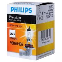 Лампа hb3 9005 premium 12v 65w p20d (картонная упаковка 1 шт.) Philips 9005PRC1