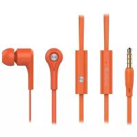 Наушники Celebrat D3, mini jack 3.5 mm, orange