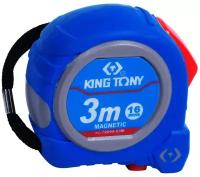 Рулетка измерительная 3 м, магнитный крюк KING TONY 79094-03M