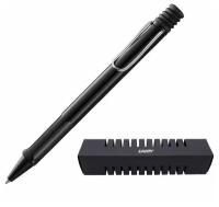 Ручка шариковая автоматическая Lamy 219 safari, Черный, M