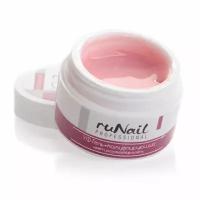 Камуфлирующий УФ-гель ruNail Professional (цвет: розовая карамель, Candy Rose), 15 г