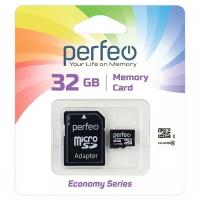 Карта памяти Perfeo MicroSDHC 32Gb (class 10)