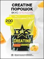 Креатин моногидрат порошок Binasport "Creatine" 200 г со вкусом апельсина