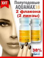 Контактные линзы Pegavision Aquamax 38, 2 шт., R 8,6, D -8