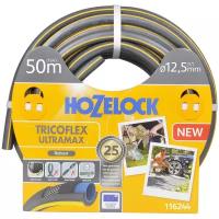 Шланг садовый поливочный HoZelock TRICOFLEX ULTRAMAX, диаметр 1/2", длина 50 м, армированный