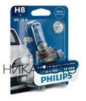 PHILIPS 12360WHVB1 12360WHVB1_лампа! галогенная (H8) 12V 35W Wite Vision, блистер, 1шт