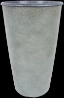 Горшок цветочный Коне ø28 h45 см v18.5 л пластик серый