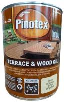Масло для террас и садовой мебели Pinotex Wood&Terrace Oil, тиковое дерево (1л)